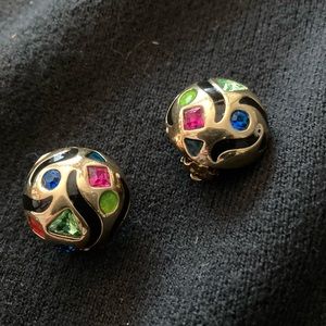 Swarovski clip on earrings